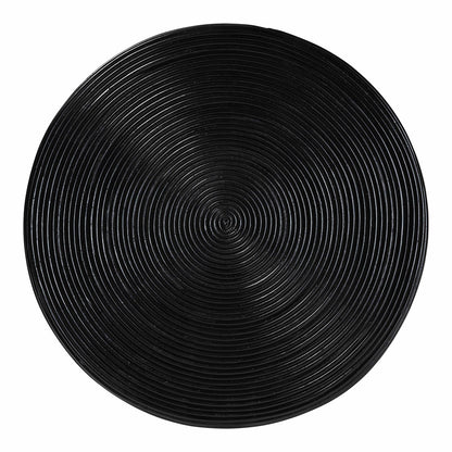 bali & pari - Tokyo End Table in Black - Tokyo-Black Rattan-Side Table view 4