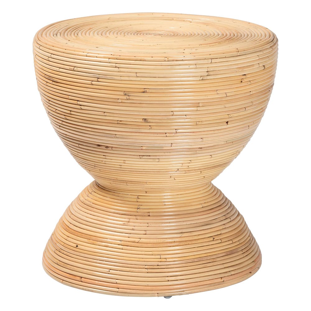 bali & pari - Tokyo End Table in Natural Brown - Tokyo-Natural Rattan-Side Table view 1