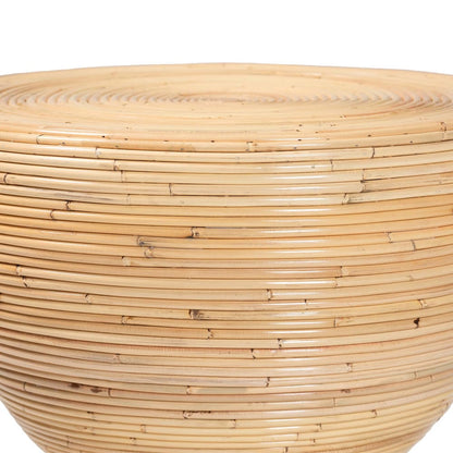bali & pari - Tokyo End Table in Natural Brown - Tokyo-Natural Rattan-Side Table view 2