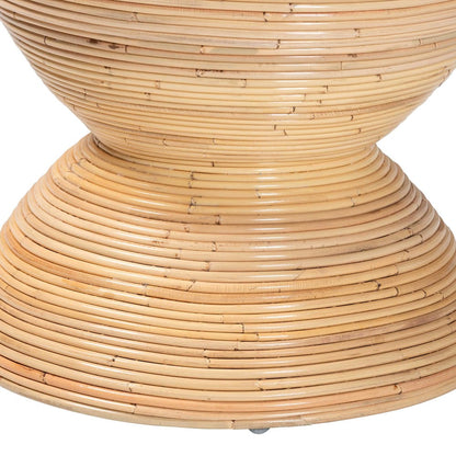 bali & pari - Tokyo End Table in Natural Brown - Tokyo-Natural Rattan-Side Table view 3