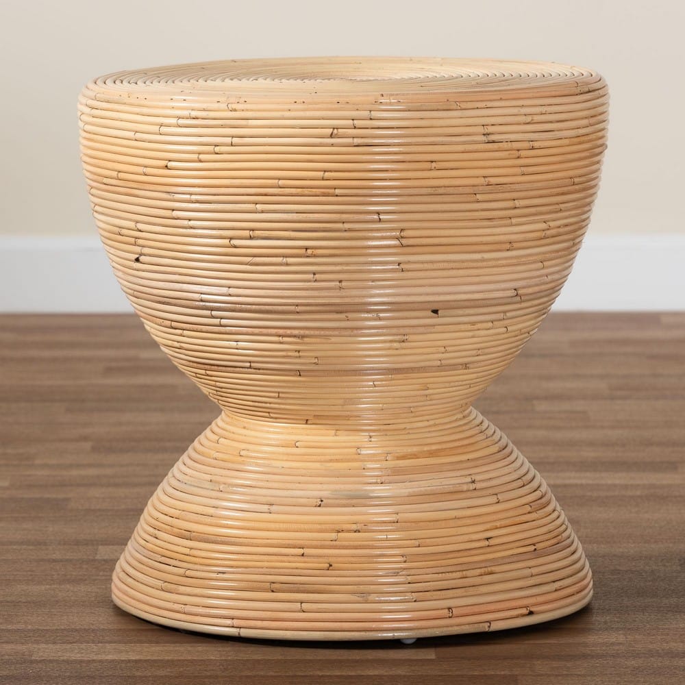 bali & pari - Tokyo End Table in Natural Brown - Tokyo-Natural Rattan-Side Table view 7