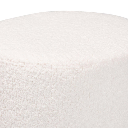 bali & pari - Tori Ottoman in Ivory - 1708A-Beige-Ottoman view 2