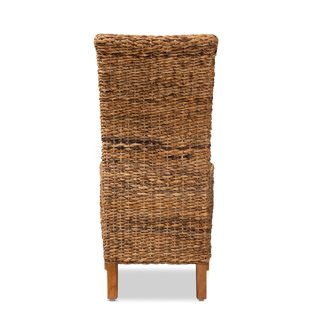 bali & pari - Trianna Dining Chair in Brown/Natural Brown - Florence Highback-Natural-DC view 4