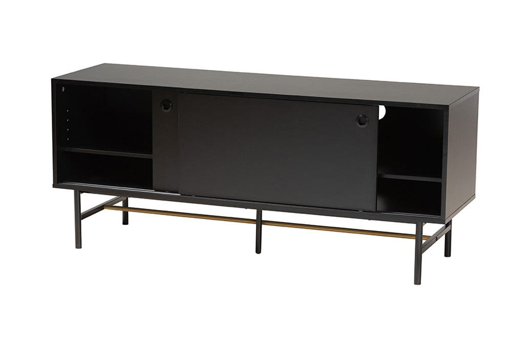 bali & pari - Truett TV Stand - LCF20271-Dark Brown-TV Stand view 2
