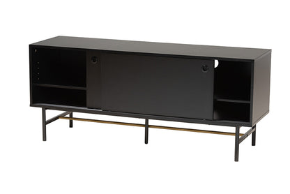 bali & pari - Truett TV Stand - LCF20271-Dark Brown-TV Stand view 2