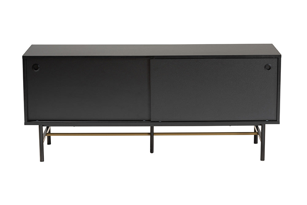 bali & pari - Truett TV Stand - LCF20271-Dark Brown-TV Stand view 3