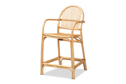 bali & pari - Tugera Counter Stool - Tugera-Rattan-CS view 1