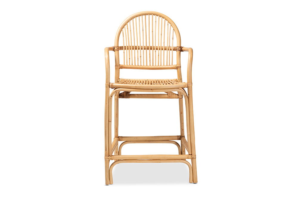 bali & pari - Tugera Counter Stool - Tugera-Rattan-CS view 2
