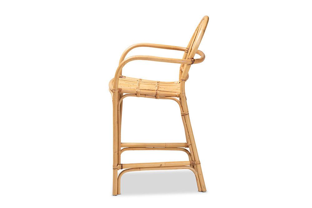 bali & pari - Tugera Counter Stool - Tugera-Rattan-CS view 3