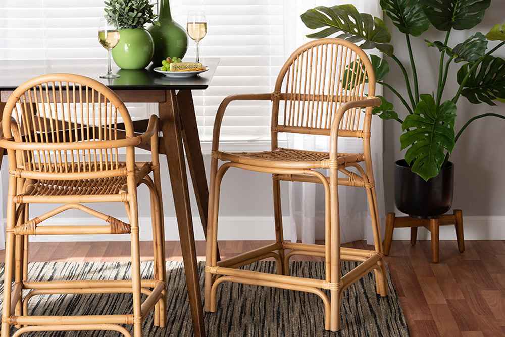 bali & pari - Tugera Counter Stool - Tugera-Rattan-CS view 9