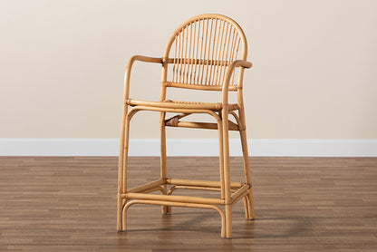 bali & pari - Tugera Counter Stool - Tugera-Rattan-CS view 10