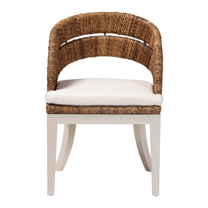 bali & pari - Ubud Dining Chair in Natural Seagrass - Ubud-Banana Weave-Natural Rattan-DC view 2
