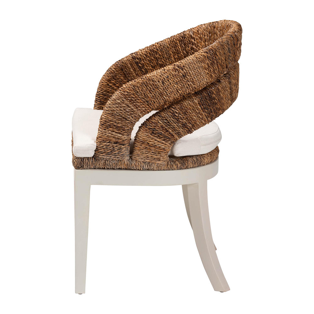 bali & pari - Ubud Dining Chair in Natural Seagrass - Ubud-Banana Weave-Natural Rattan-DC view 3