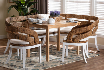 bali & pari - Ubud Dining Set in Natural Brown - Ubud/RH7006-5PC Dining Set view 10