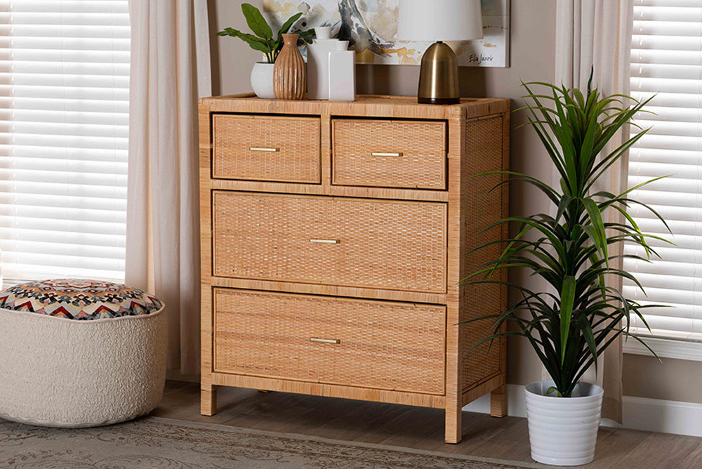 bali & pari - Vaere Storage Cabinet - Vaere-Mahogany-4DW-Storage Cabinet view 5