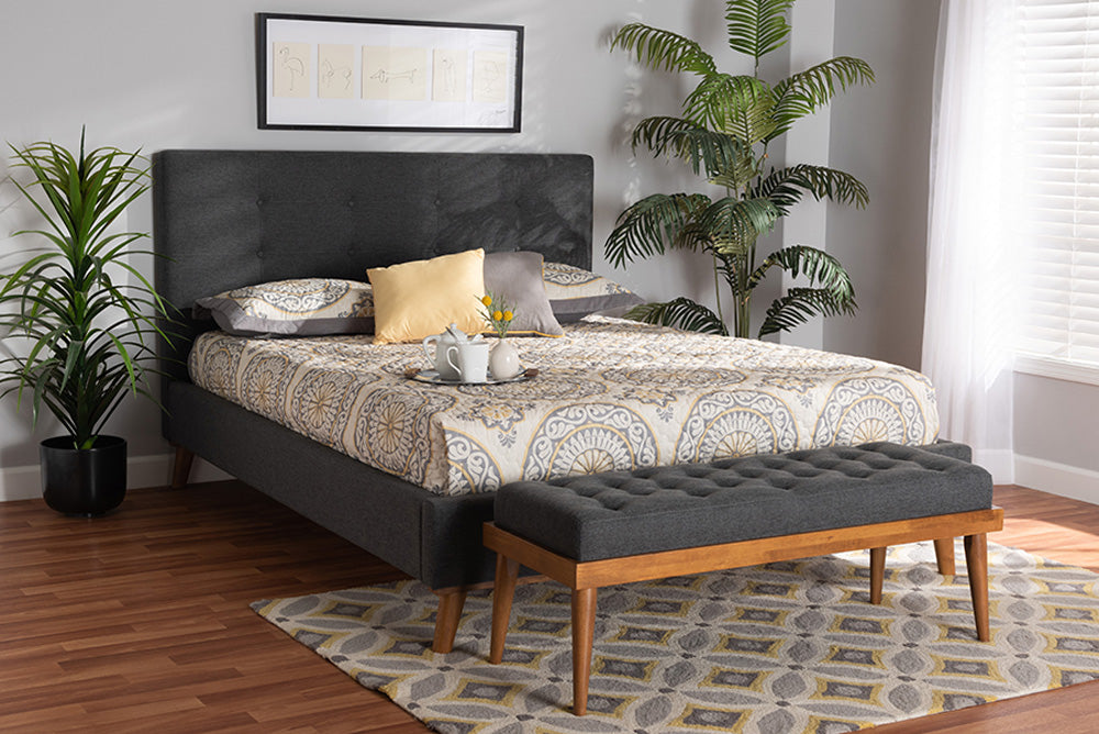 bali & pari - Valencia Full Bedroom Set - BBT6662-Dark Grey-Full-2PC Set view 5
