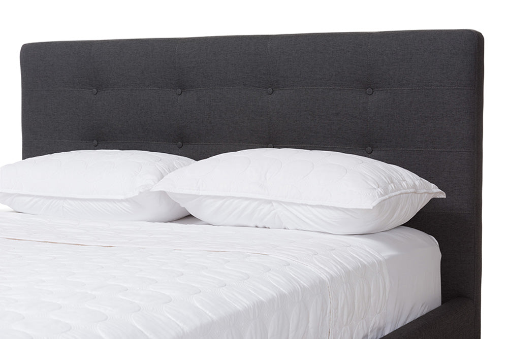 bali & pari - Valencia Full Bedroom Set - BBT6662-Dark Grey-Full-2PC Set view 7