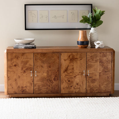 bali & pari - Valora Sideboard in Mappa Burl - SVN-1296-Natural Burl-Mega-Cabinet view 7