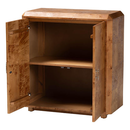 bali & pari - Valora Sideboard in Mappa Burl - SVN-1308B-Natural Burl-Nebu-2DR-Cabinet view 2