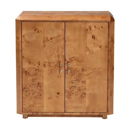 bali & pari - Valora Sideboard in Mappa Burl - SVN-1308B-Natural Burl-Nebu-2DR-Cabinet view 3