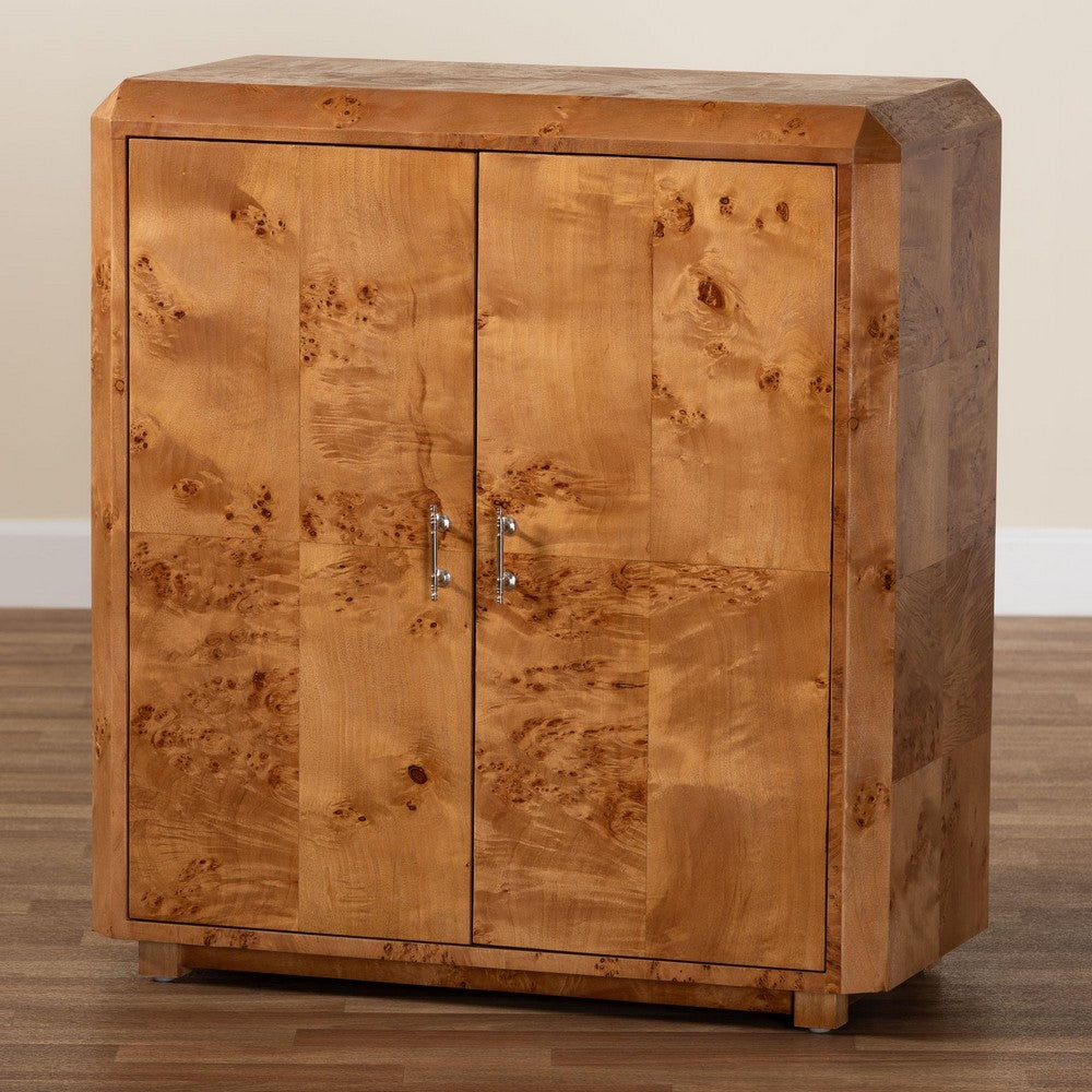 bali & pari - Valora Sideboard in Mappa Burl - SVN-1308B-Natural Burl-Nebu-2DR-Cabinet view 8