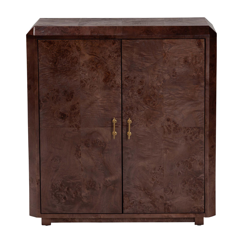 bali & pari - Valora Storage Cabinet in Dark Walnut - SVN-1308B-Dark Walnut-Nebu-2DR-Cabinet view 3