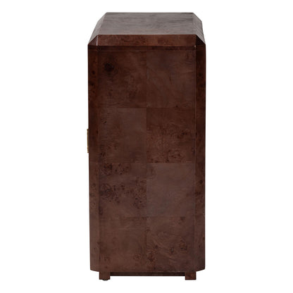 bali & pari - Valora Storage Cabinet in Dark Walnut - SVN-1308B-Dark Walnut-Nebu-2DR-Cabinet view 4