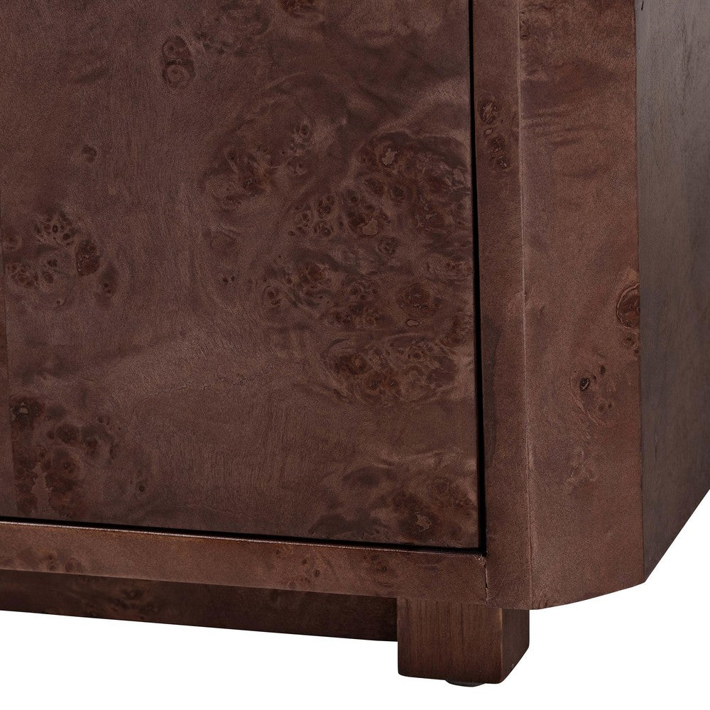bali & pari - Valora Storage Cabinet in Dark Walnut - SVN-1308B-Dark Walnut-Nebu-2DR-Cabinet view 6