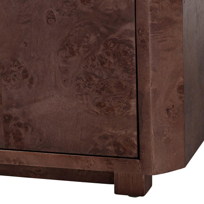 bali & pari - Valora Storage Cabinet in Dark Walnut - SVN-1308B-Dark Walnut-Nebu-2DR-Cabinet view 6