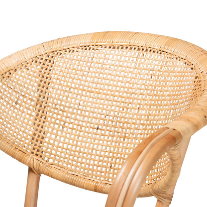 bali & pari - Varick Dining Chair in Natural Brown - RCN001-Rattan-DC view 5
