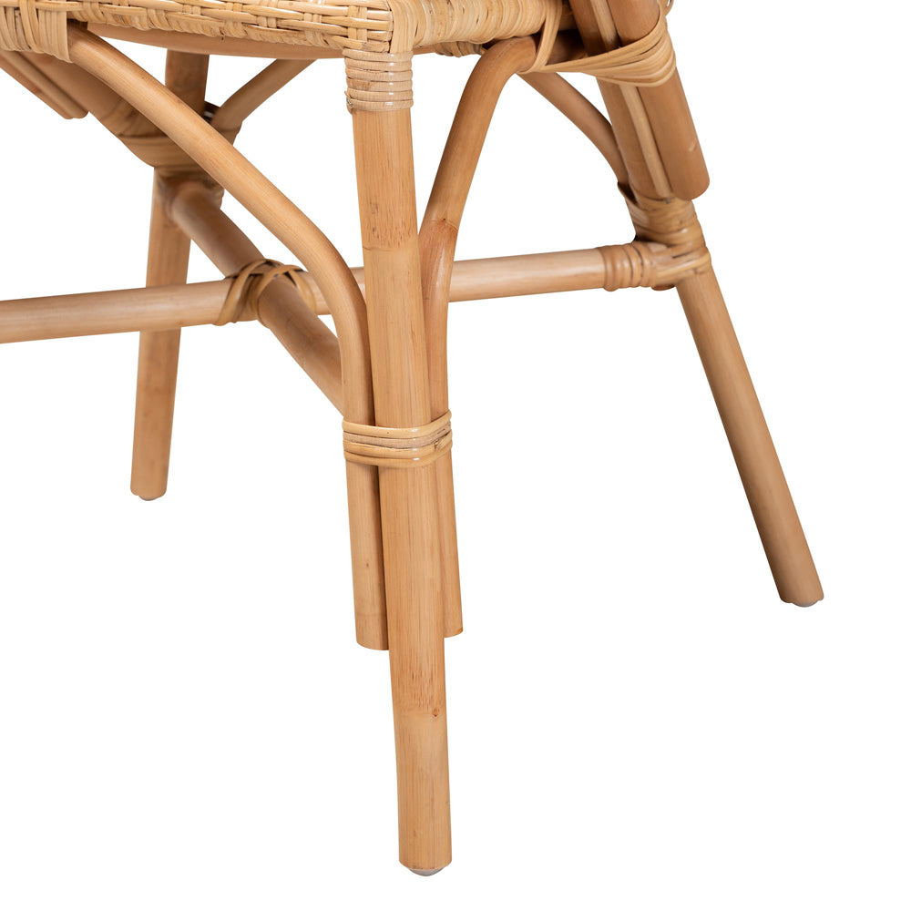 bali & pari - Varick Dining Chair in Natural Brown - RCN001-Rattan-DC view 6
