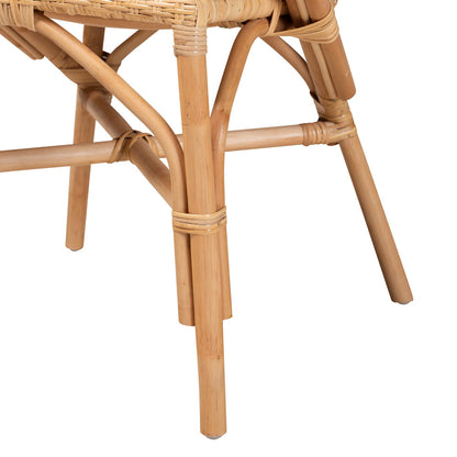 bali & pari - Varick Dining Chair in Natural Brown - RCN001-Rattan-DC view 6