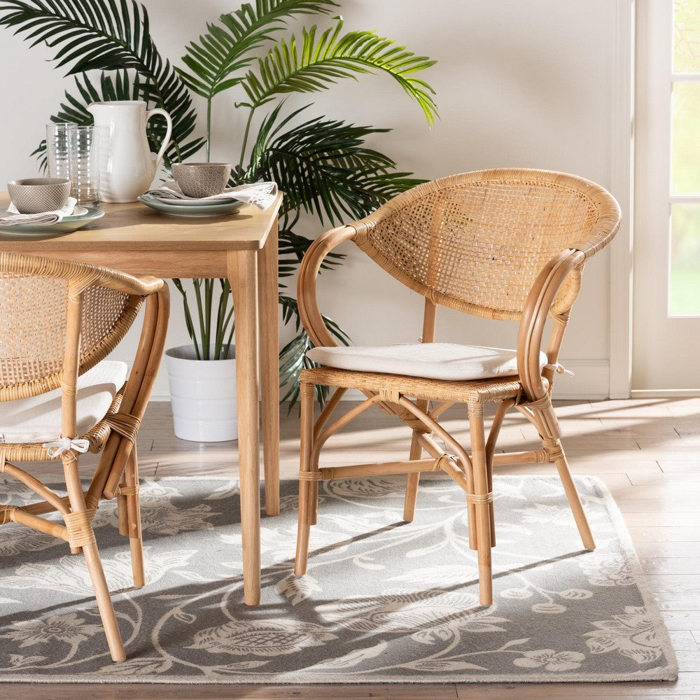 bali & pari - Varick Dining Chair in Natural Brown - RCN001-Rattan-DC view 8