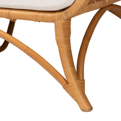 bali & pari - Veve Daybed in Light Honey/White - Veve-Light Honey Rattan/Cushioned-Daybed view 5