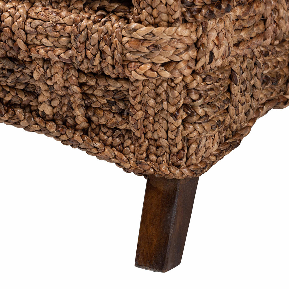 bali & pari - Vevina Chair in White/Natural Brown/Dark Brown - DCWH 10016-Natural/White Cushions-CC view 6
