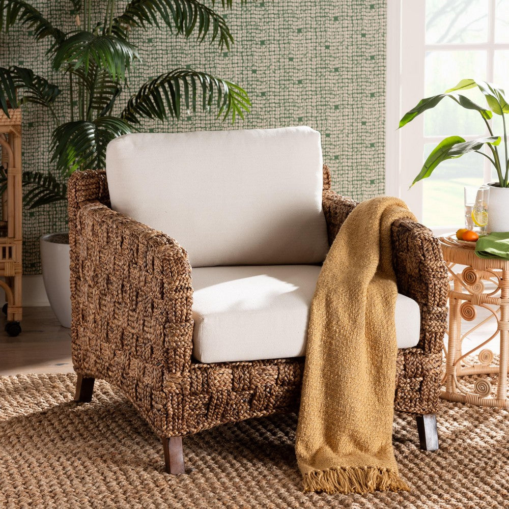 bali & pari - Vevina Chair in White/Natural Brown/Dark Brown - DCWH 10016-Natural/White Cushions-CC view 8