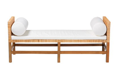 bali & pari - Vivan Bench - Vivan-SVN27284-Natural Rattan-Bench view 3