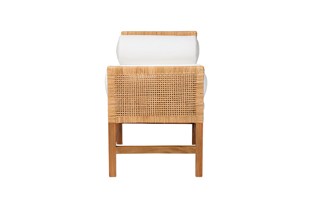 bali & pari - Vivan Bench - Vivan-SVN27284-Natural Rattan-Bench view 4
