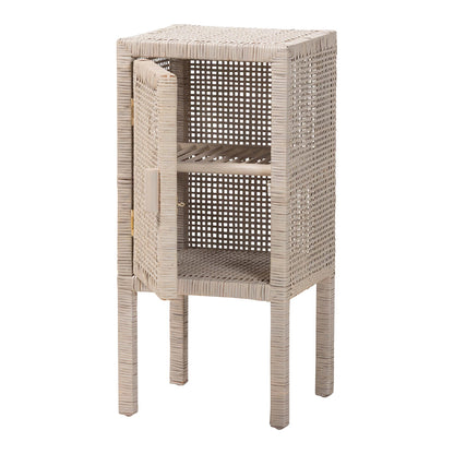 bali & pari - Vivan Nightstand in French Grey - Vivan-French Grey-NS view 2