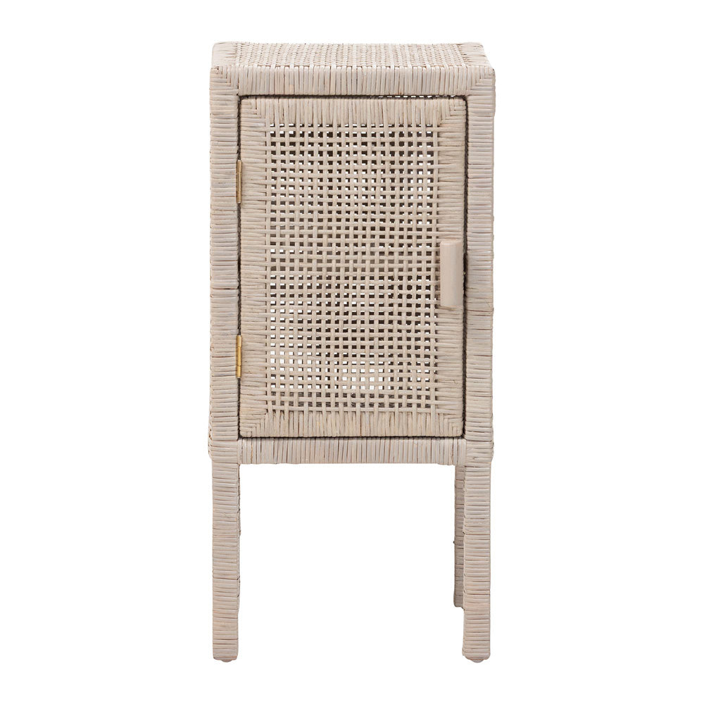 bali & pari - Vivan Nightstand in French Grey - Vivan-French Grey-NS view 3