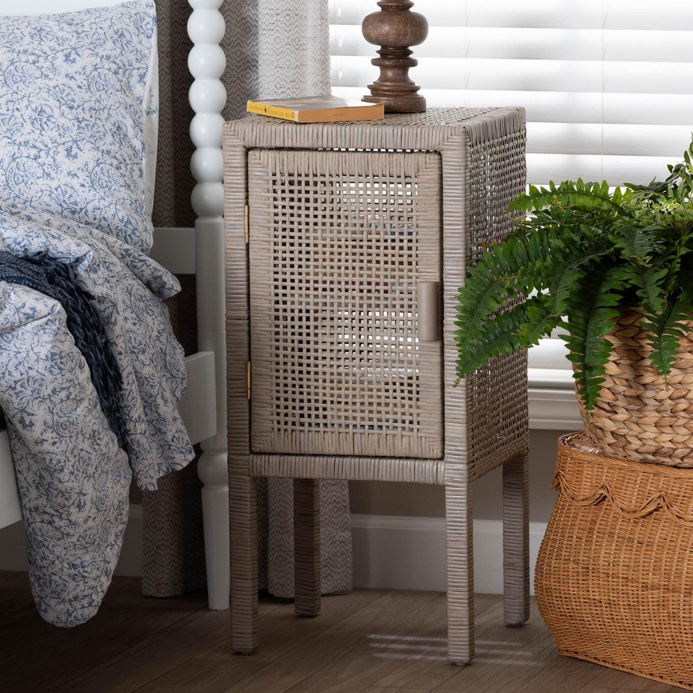 bali & pari - Vivan Nightstand in French Grey - Vivan-French Grey-NS view 9
