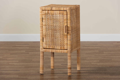 bali & pari - Vivan Nightstand in Natural Brown - Vivan-Mahogany-NS view 10