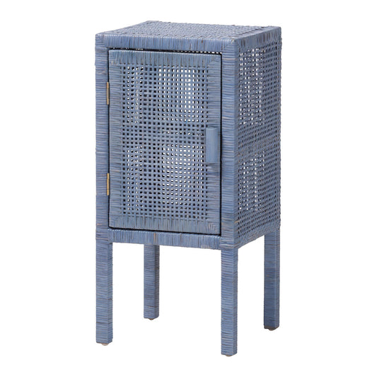 bali & pari - Vivan Nightstand in Navy Blue - Vivan-Navy Blue-NS view 1