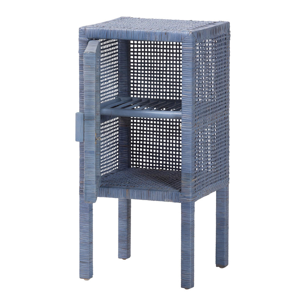 bali & pari - Vivan Nightstand in Navy Blue - Vivan-Navy Blue-NS view 2