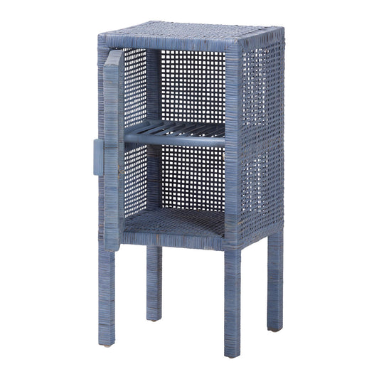 bali & pari - Vivan Nightstand in Navy Blue - Vivan-Navy Blue-NS view 2