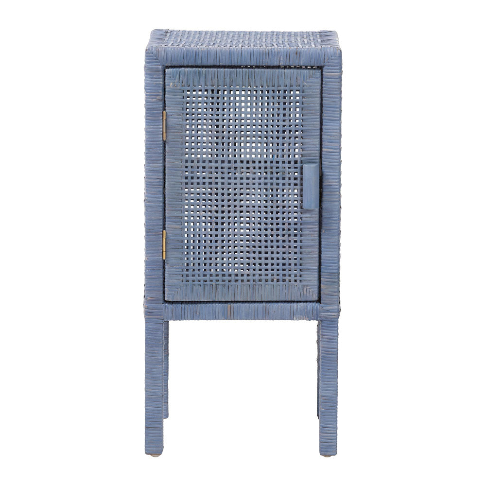 bali & pari - Vivan Nightstand in Navy Blue - Vivan-Navy Blue-NS view 3