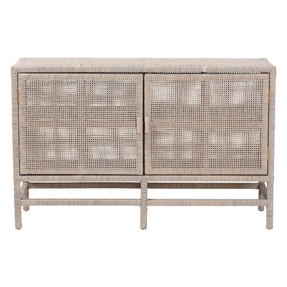 bali & pari - Vivan Storage Cabinet in French Grey - Vivan-W137-French Grey-Cabinet view 3