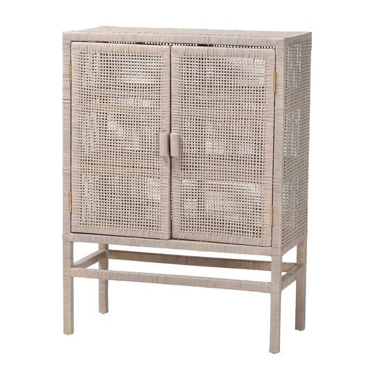 bali & pari - Vivan Storage Cabinet in French Grey - Vivan-W81-French Grey-Cabinet view 1