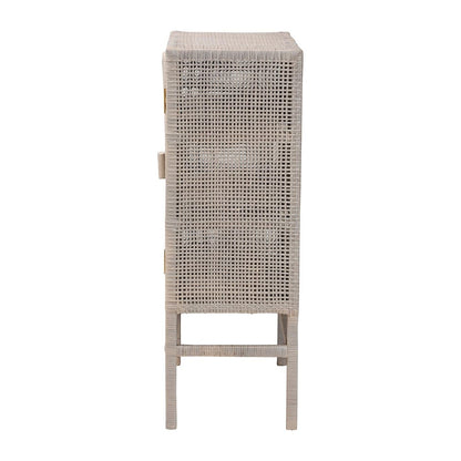 bali & pari - Vivan Storage Cabinet in French Grey - Vivan-W81-French Grey-Cabinet view 4