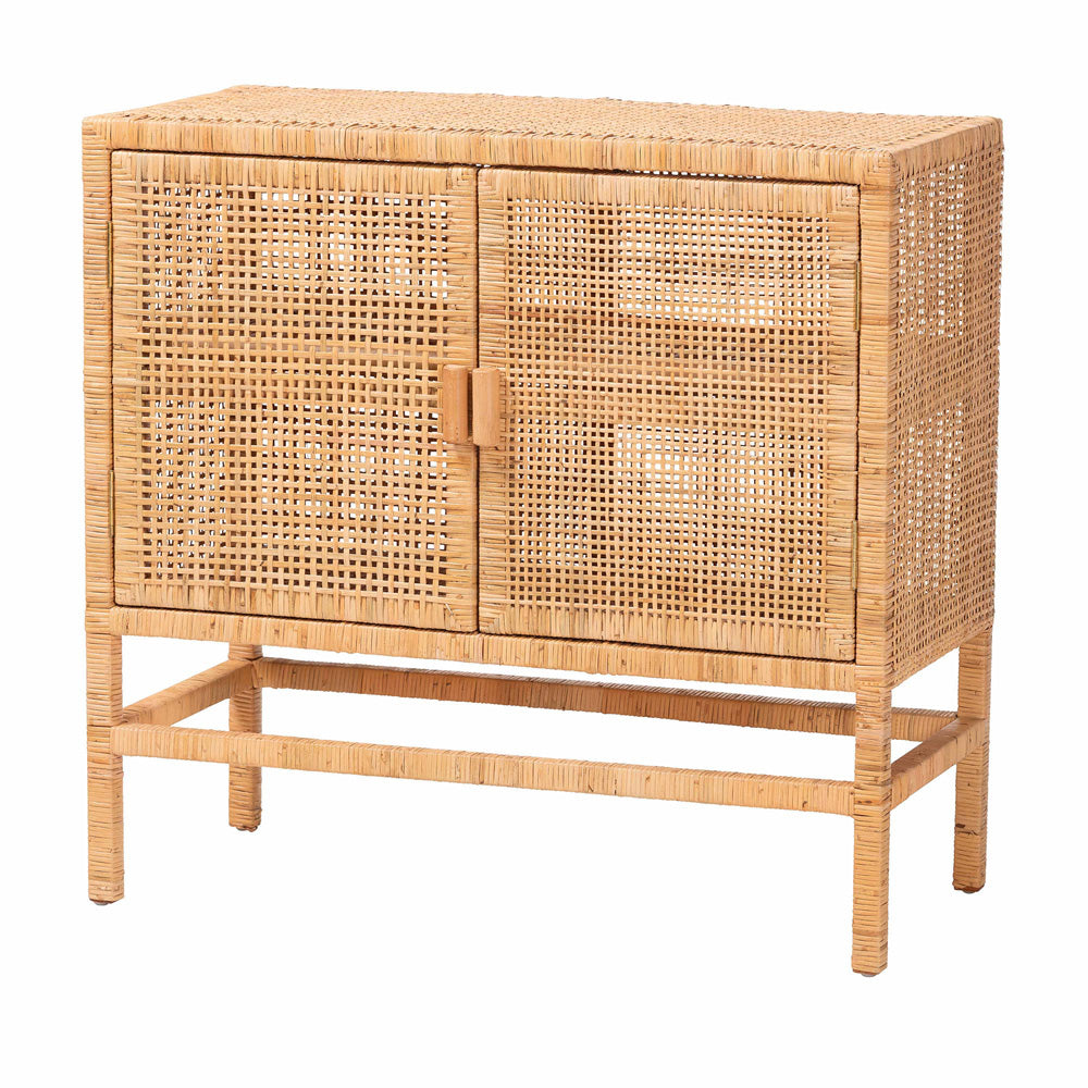 bali & pari - Vivan Storage Cabinet in Natural Brown - Vivan-SVN2630A-Natural-Cabinet view 1